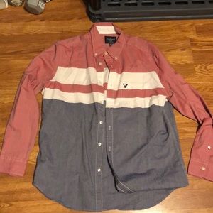 Men’s American Eagle button up like new condition